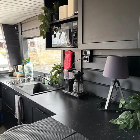 Villa Worlds Only Luxury Glass Igloo Sauna Houseboat